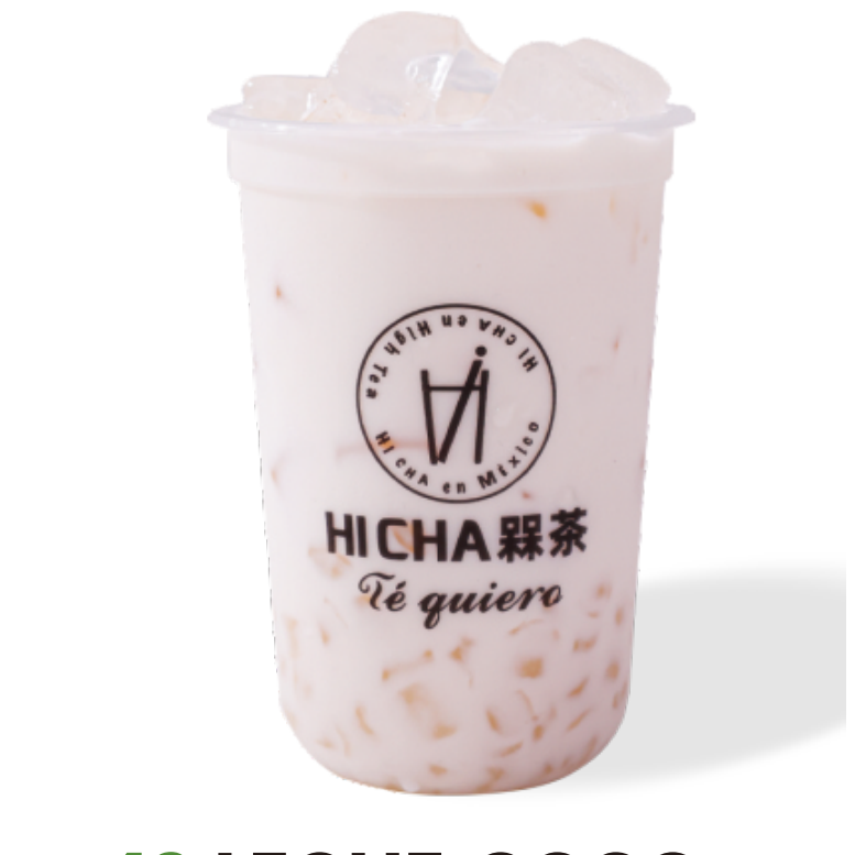 42 LECHE COCO CON BOBA