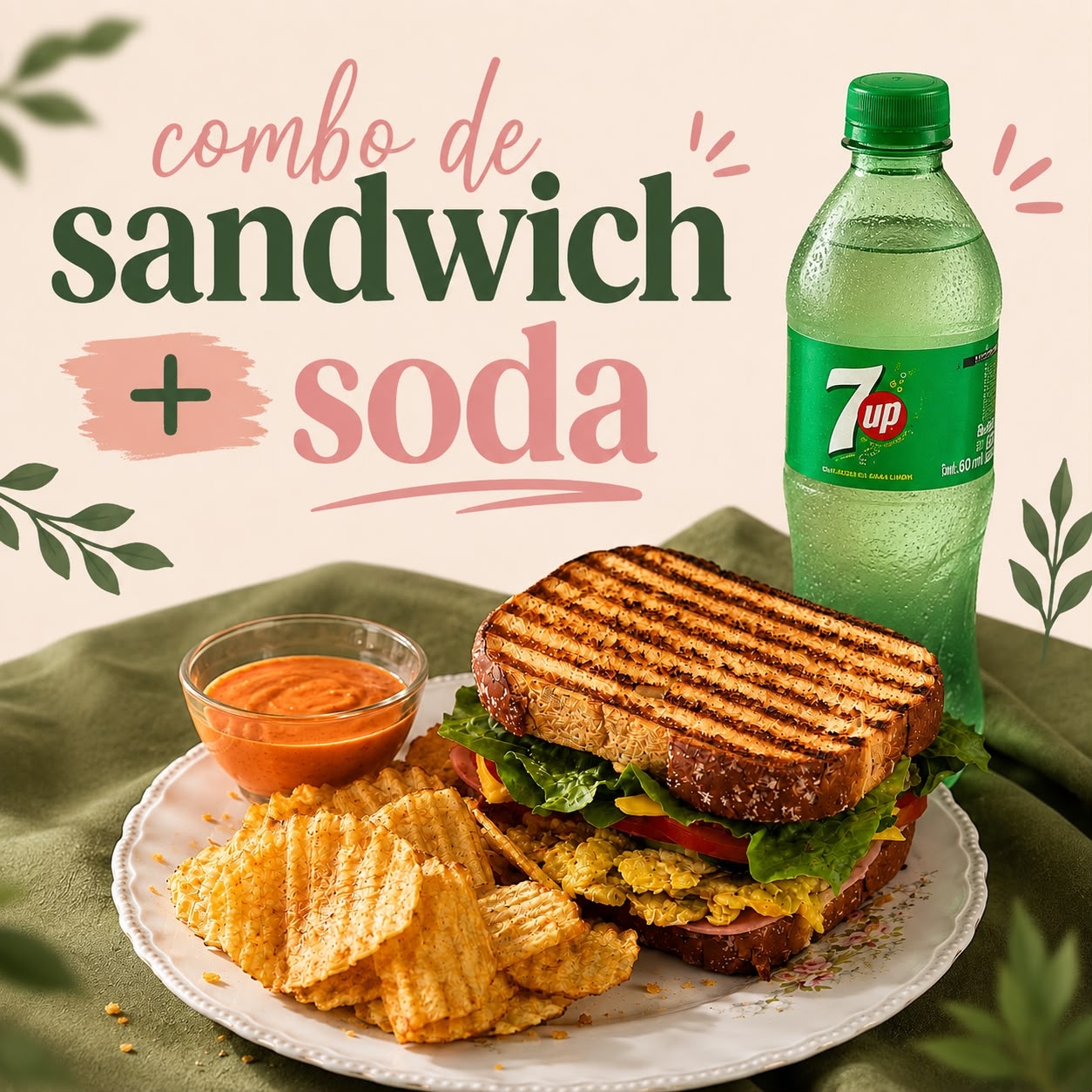 Combo Sándwich de Pechuga + Soda
