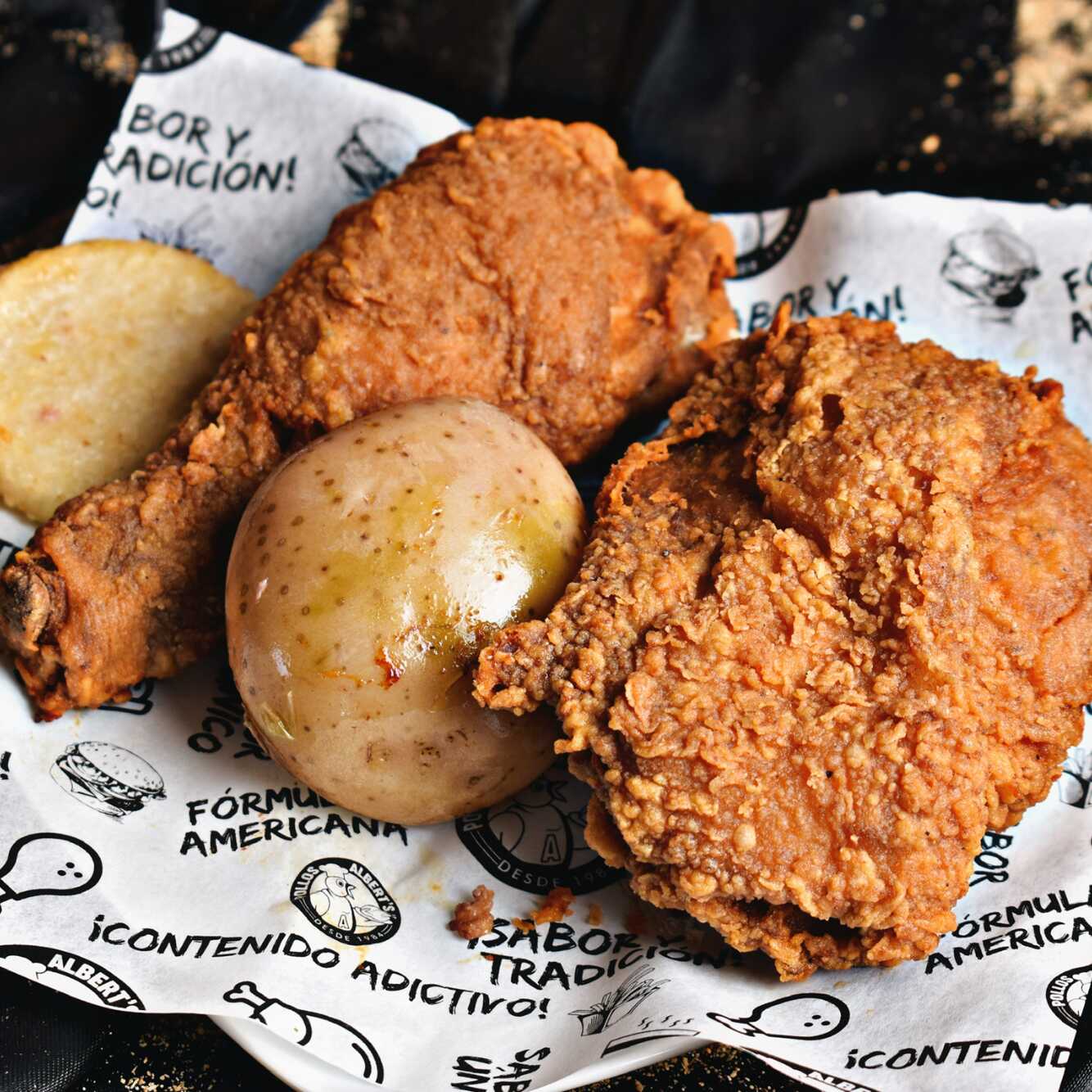 1/4 Pollo Apanado