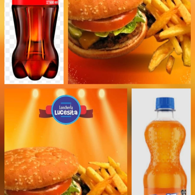 Combo 2 Hamburguesas Sencillas + Coca Cola