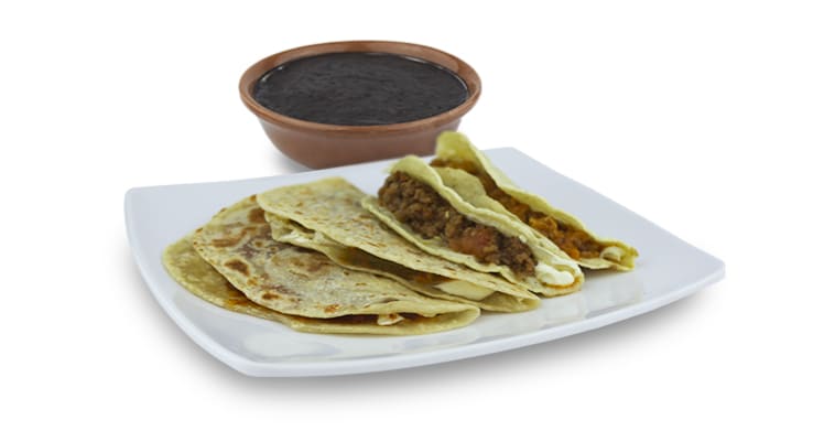 Taco de harina de frijol