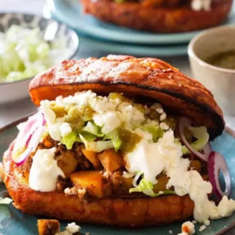 Pambazo de Chorizo