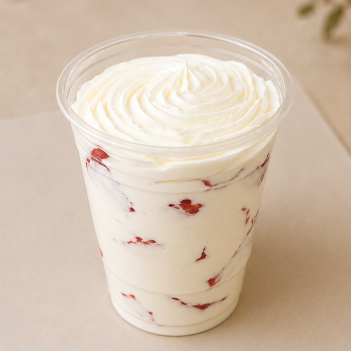 Fresas con Crema Frosting de Queso