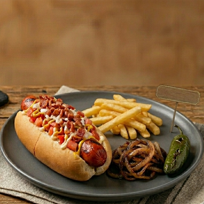 Hot Dog Salchicha Roja para Asar