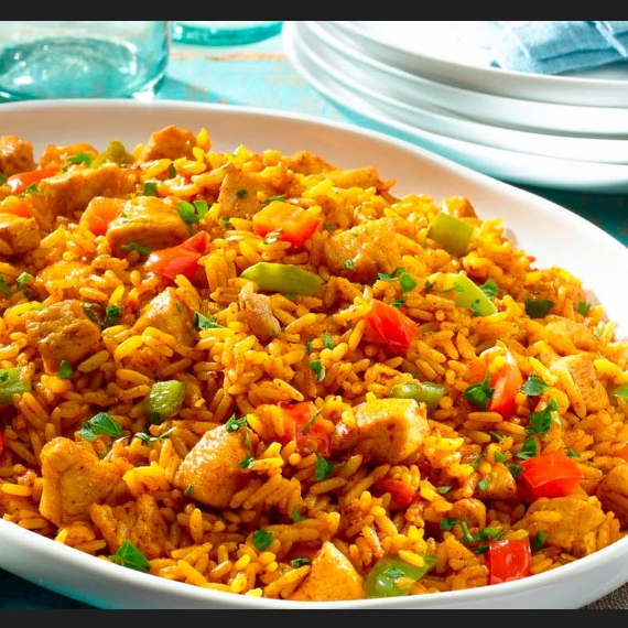 Arroz Frito de Pollo Salteados
