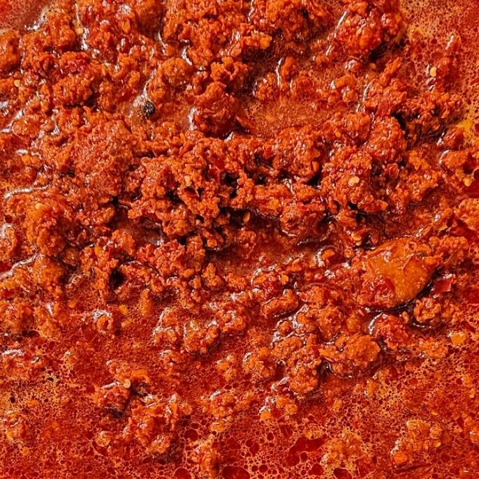 Burrito de Chorizo en Salsa Roja