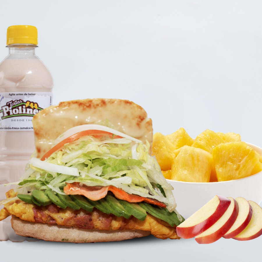 Torta Omelette con Jamón