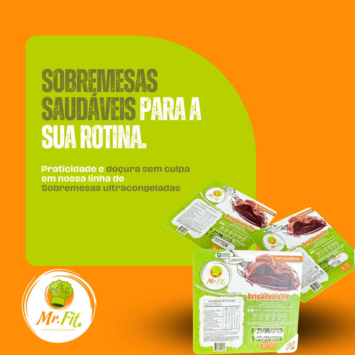 O combo Zero Culpa é desenvolvido para quem não abre mão do sabor especial, mas deseja manter a linha com sobremesas e doces em versões fit e controladas. Contém 10 sobremesas. Todos os produtos do nosso cardápio são ultracongelados, práticos, sem glúten, sem lactose, com sobremesas sem açúcar e prontos para serem aquecidos no micro-ondas, airfryer ou forno convencional, garantindo saúde e sabor na sua rotina. Itens inclusos: · Mousse de Maracujá– 2 unidades · Mousse de Limão – 2 unidades · Brownie com Doce de Leite – 1 unidade · Brigadeiro Fit – 3 unidades · Torta Banoffee – 1 unidade · Pudim de Leite Zero Lactose – 1 unidade