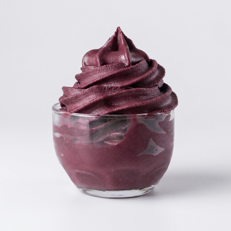Creme de açaí sem complementos