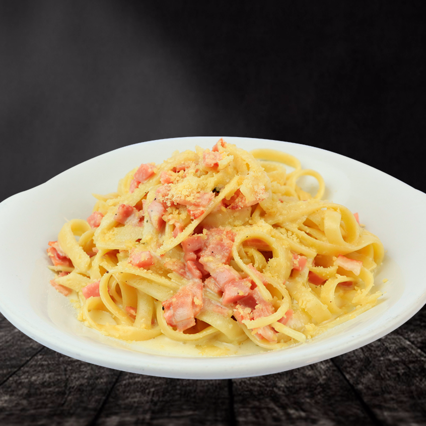 Pasta a la Carbonara Media Orden