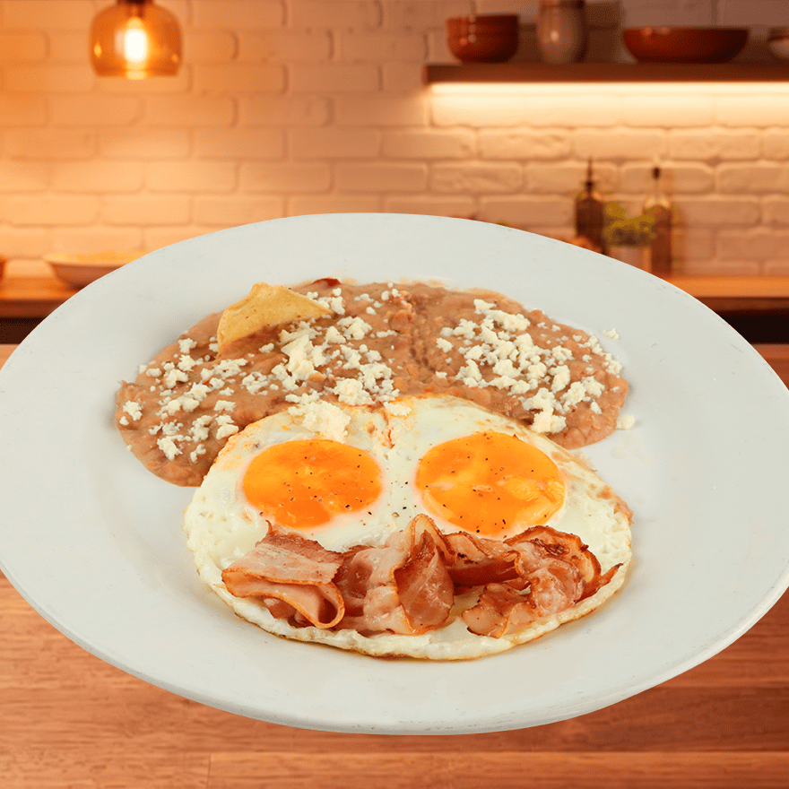 Huevos con Tocino