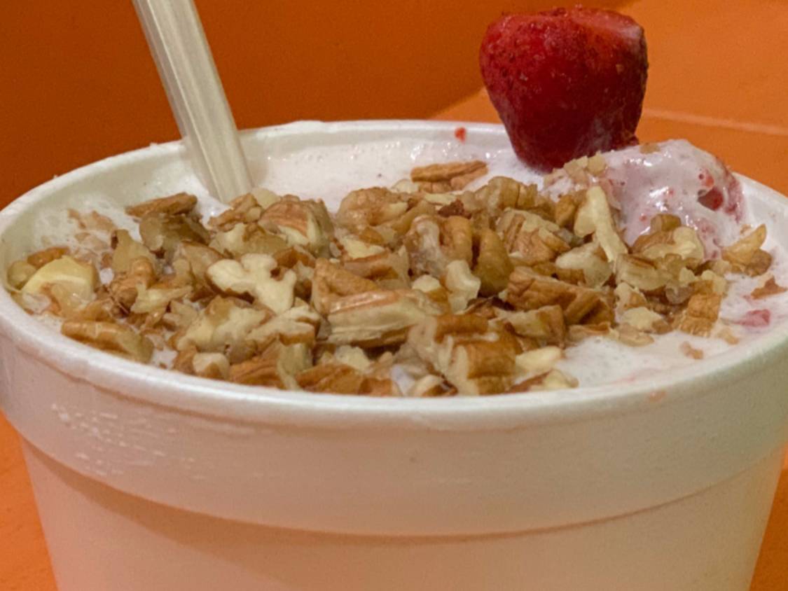 1/2 Litro Fresas con Crema