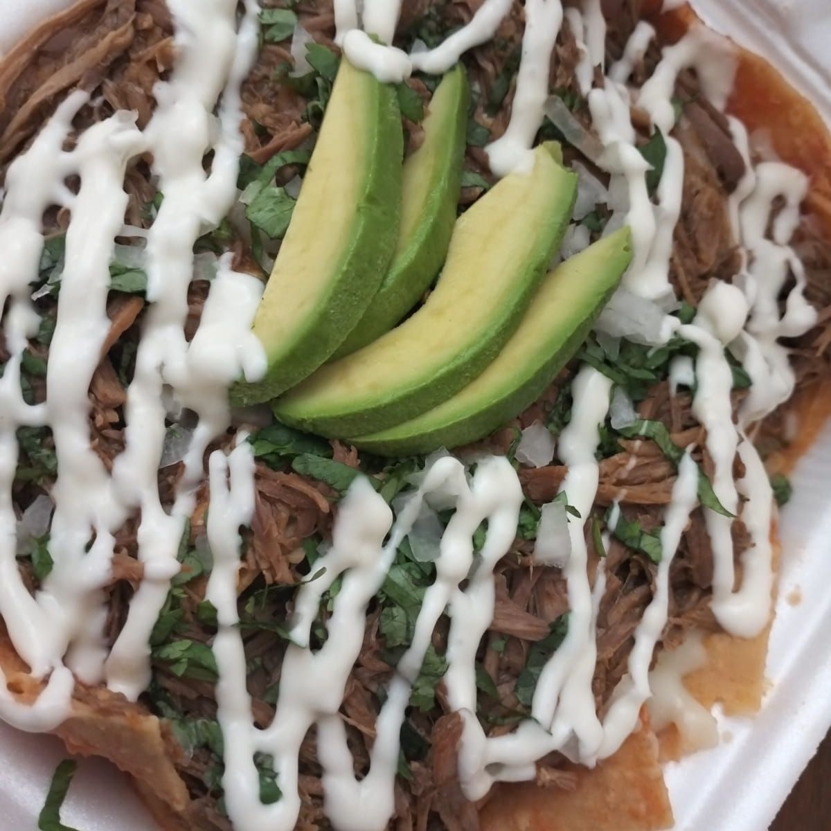 Chilaquiles (birria) consomé de cortesía
