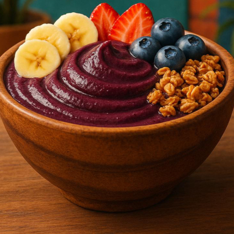 Leite condensado ,banana leite em pó ,granola