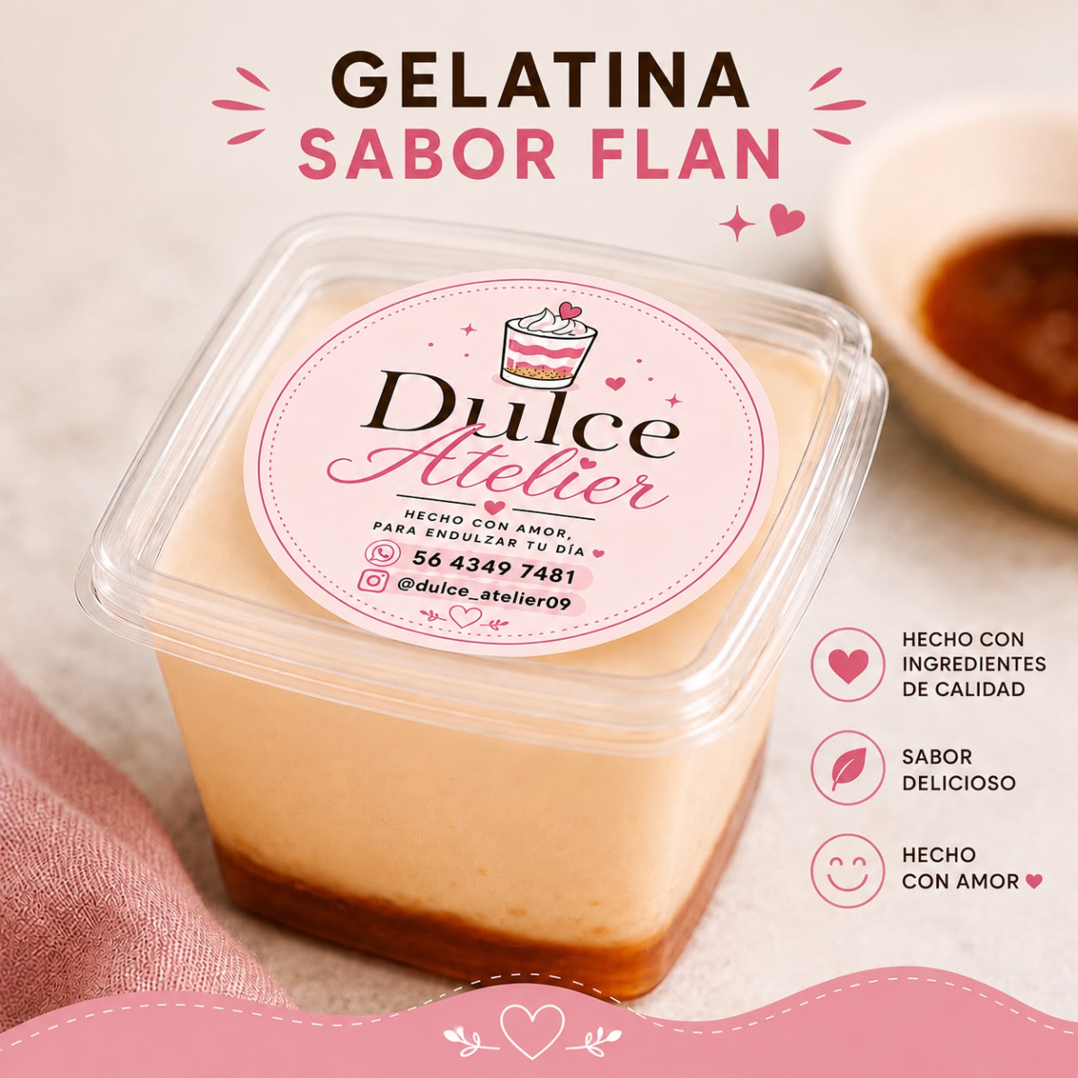 Gelatina de Flan