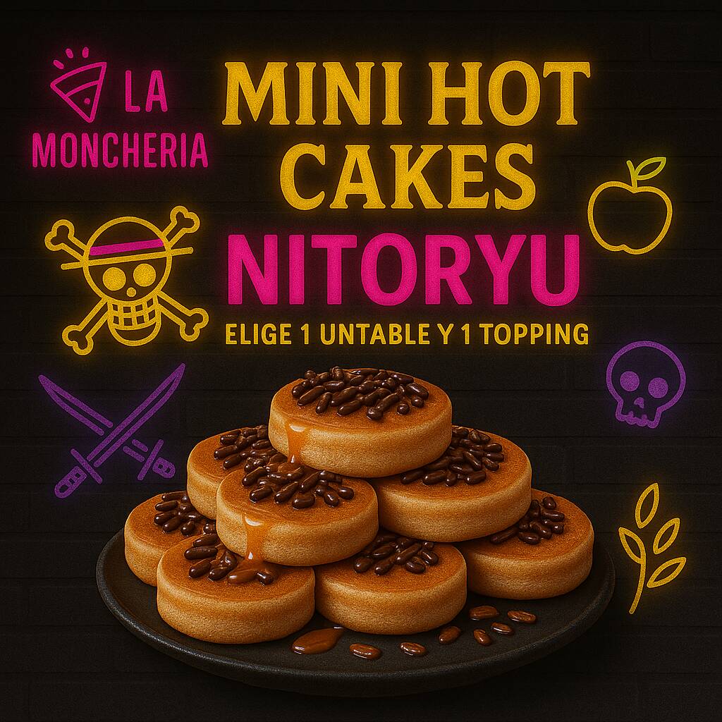 Hotcakes Mini Nitoryu (2 Ingredientes)