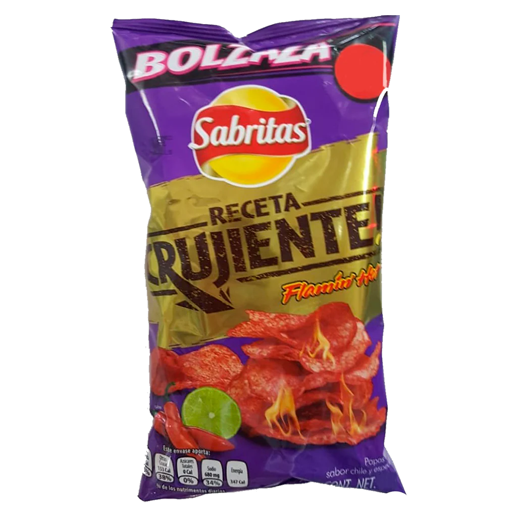 Bolzaza Sabritas Receta Crujiente Flaming Hot 70g