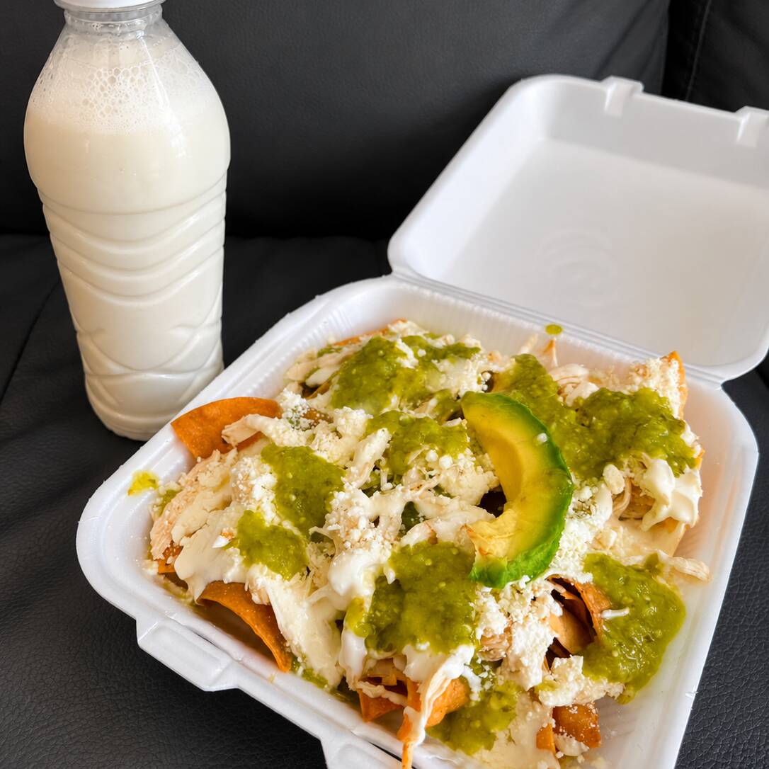 Chilaquiles verdes individuales