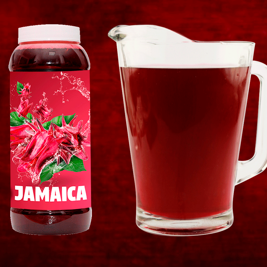 Jarra de Agua de Jamaica 1L