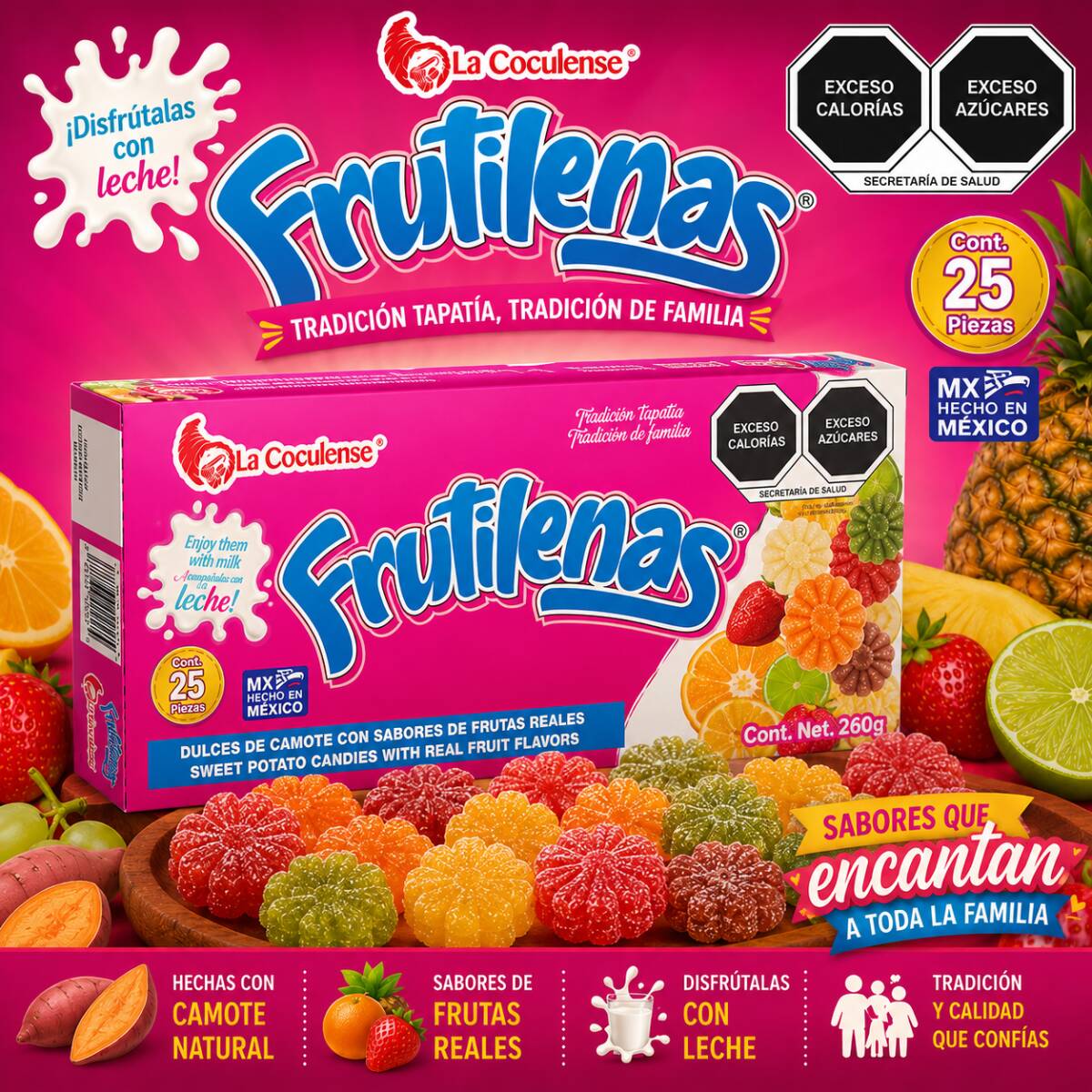 Frutilenas 25 Pz