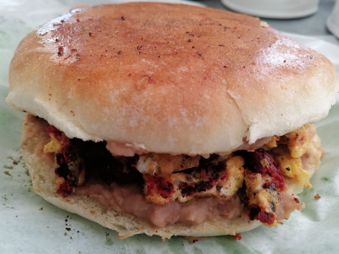 Torta Huevo con Chorizo