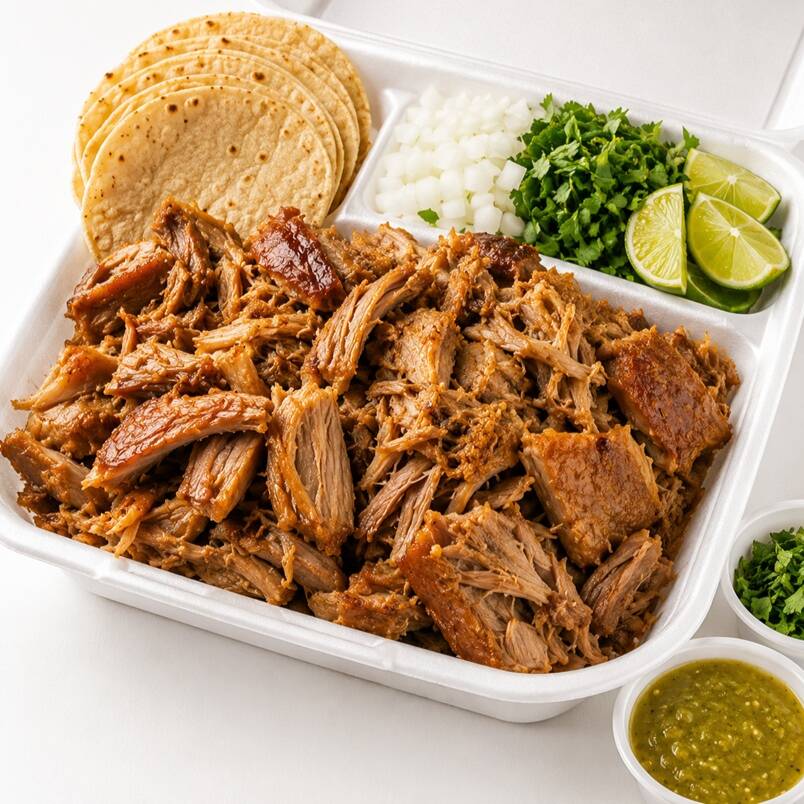 Paquete de 1 kg de Carnitas