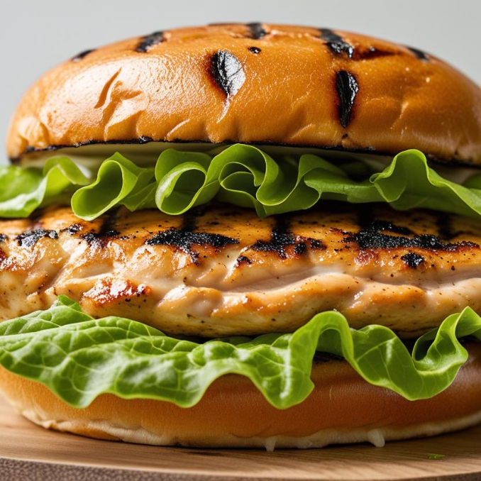 Hamburguesa Sencilla de Pollo