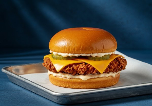 Spicy Chicken Cheese Sandwich