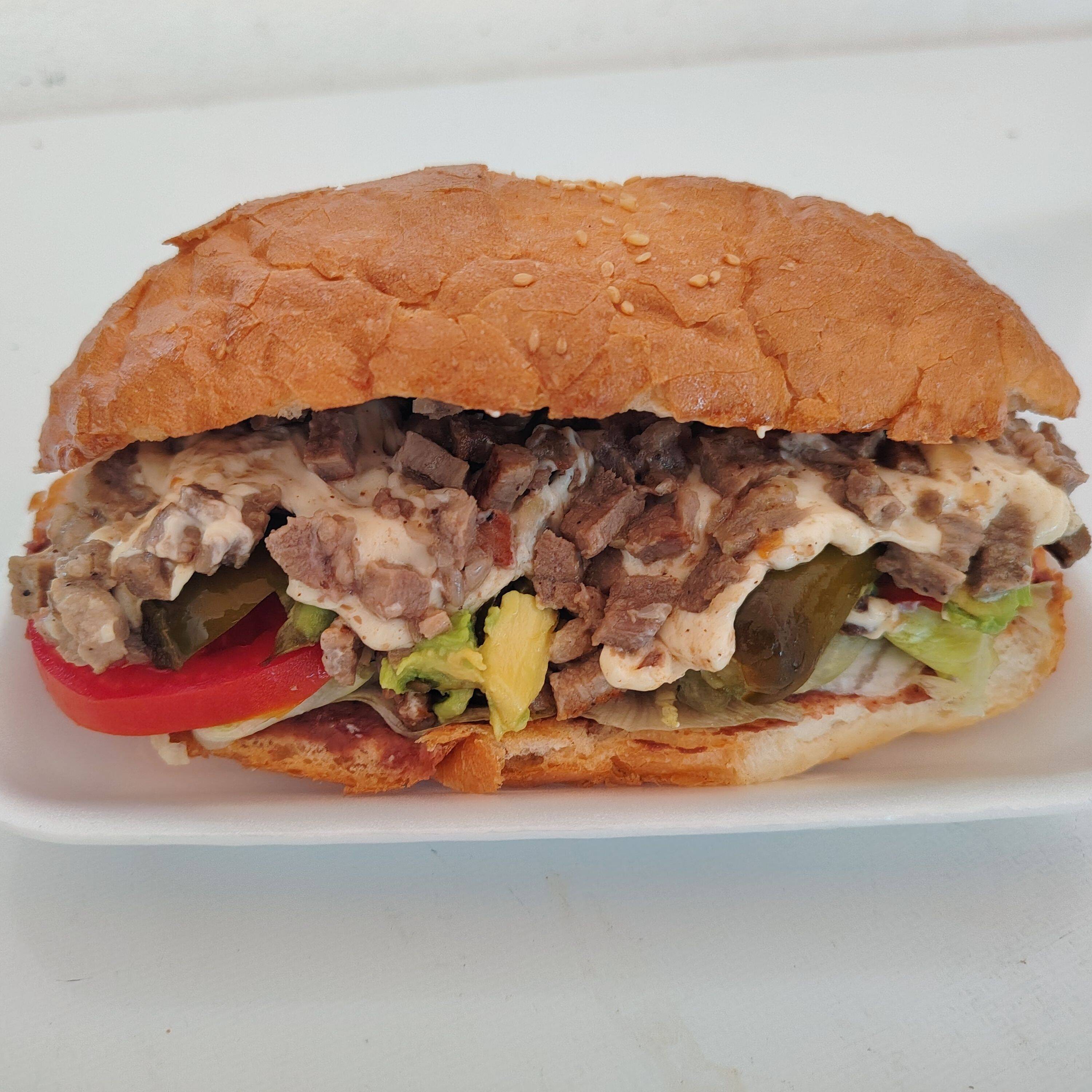 Torta de Carne Asada