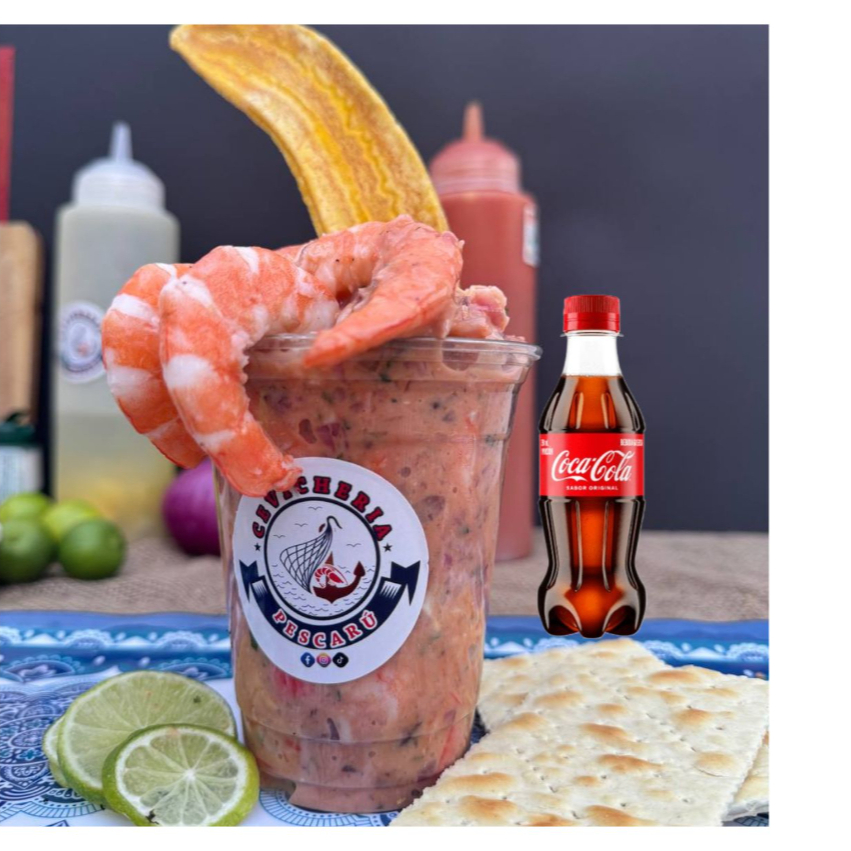 Combo Cóctel de Camarón Grande+gaseosa