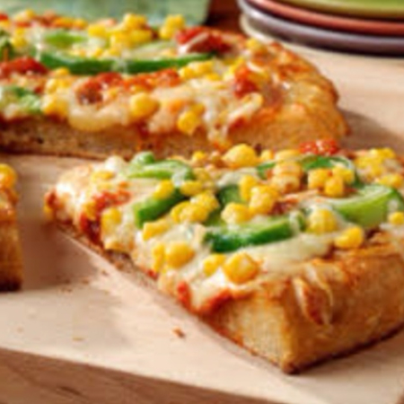 PIZZA GRANDE JAMON,CEBOLL,PIMIENTO Y ELOTES