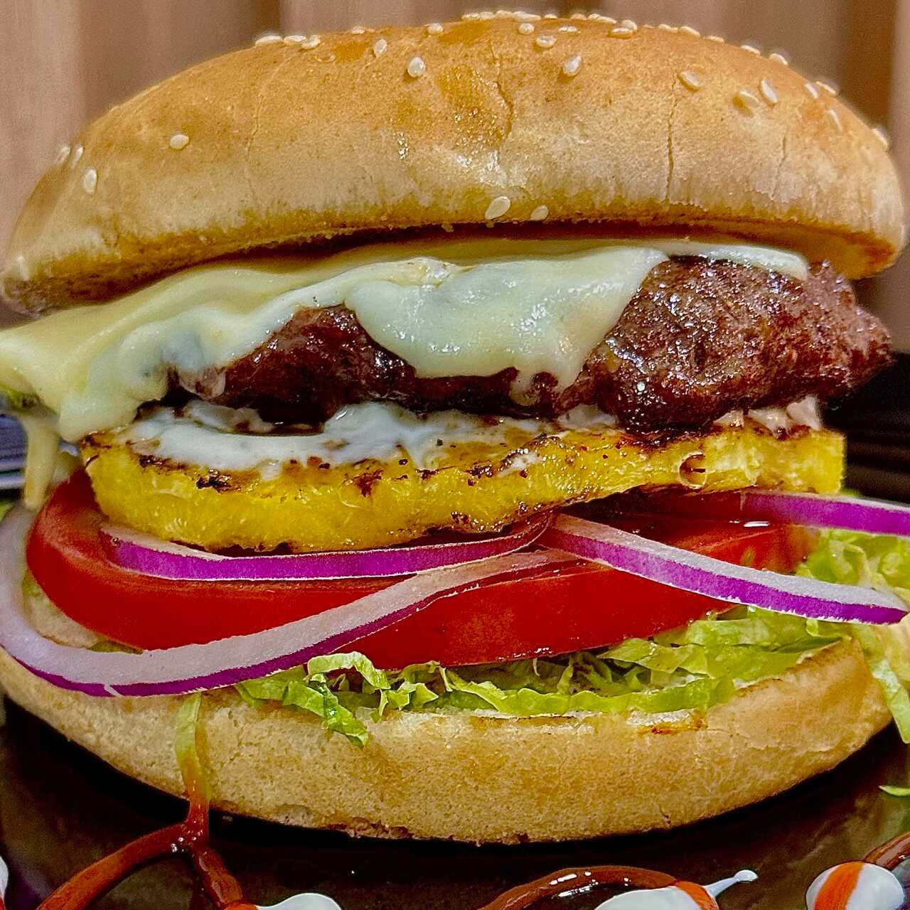 COMBO Hamburguesa Tropical