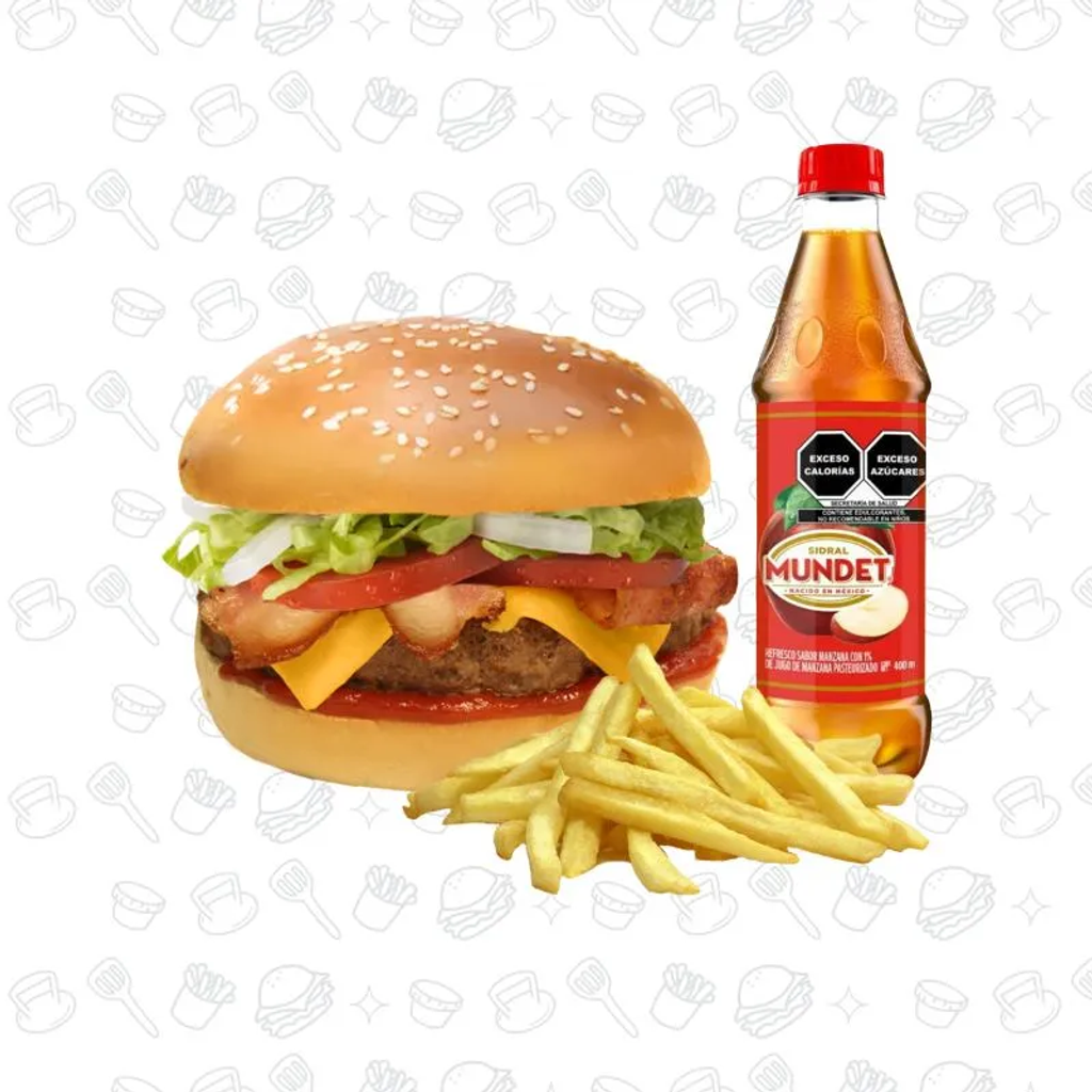 COMBO 4 PETER BACON & CHEESE