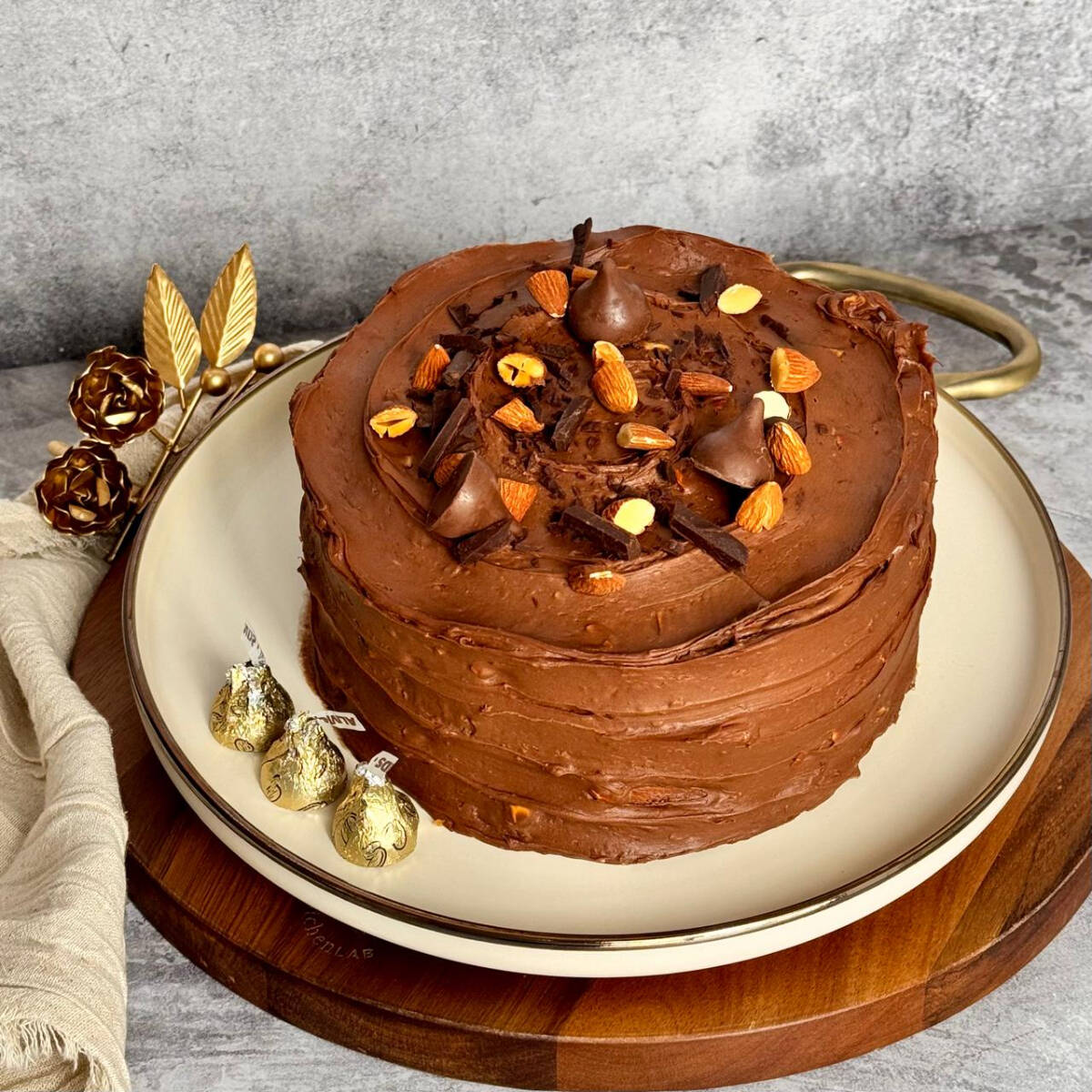 Yelow Cake (Vainilla, Chocolate y Almendras)
