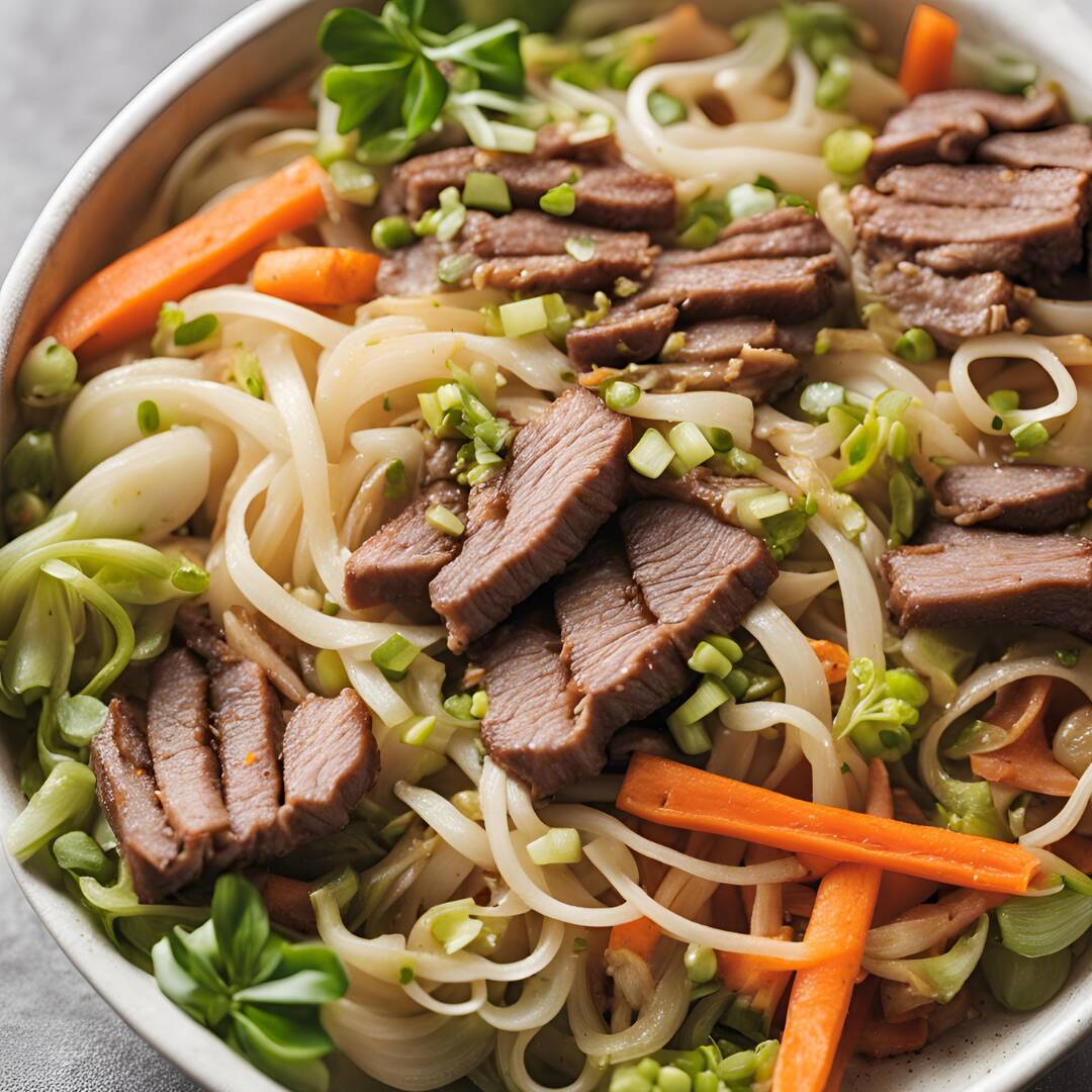 Lo Mein de Res