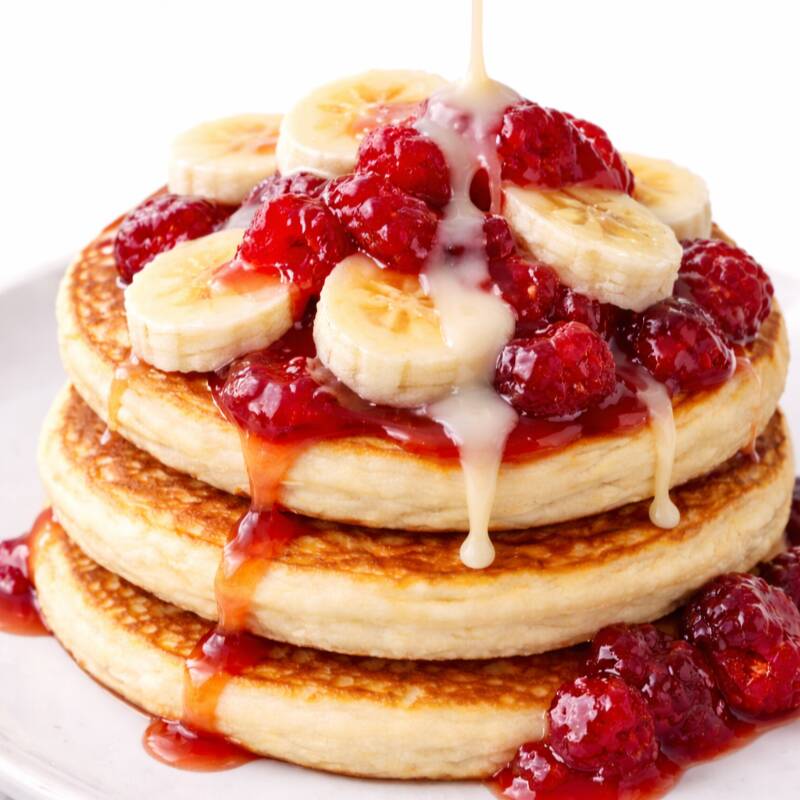 Hotcakes con Mermelada Natural