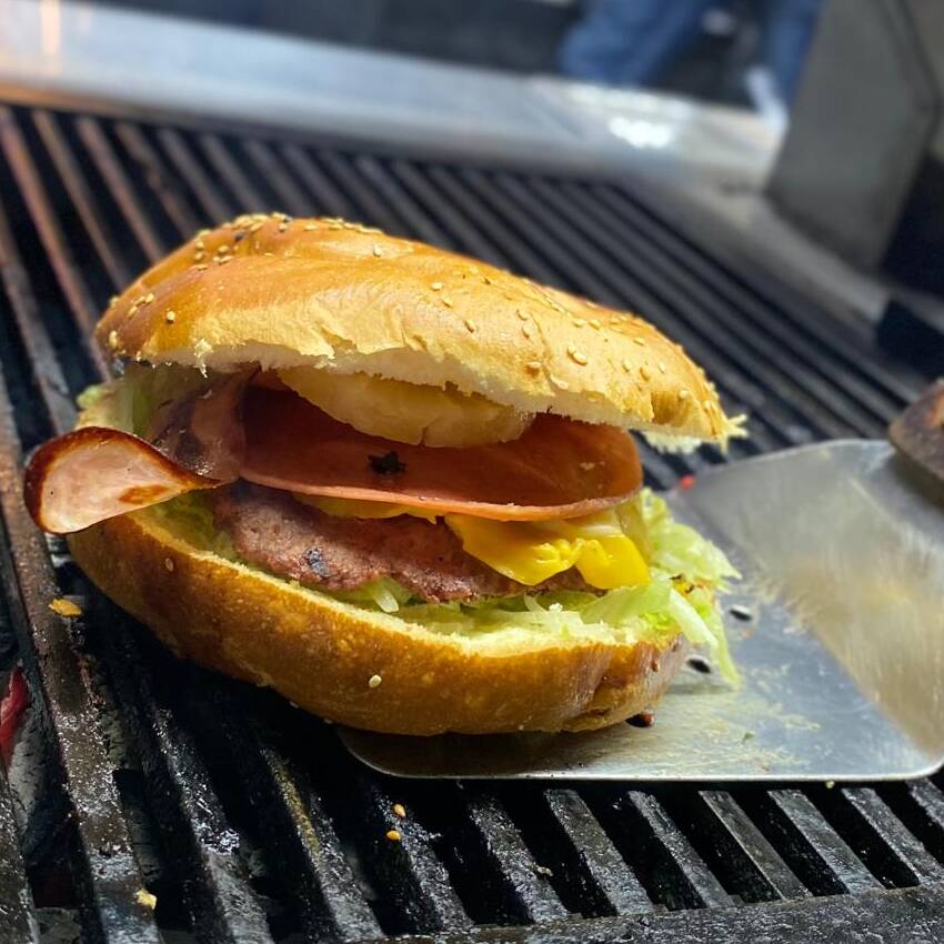 hamburguesa BBQ