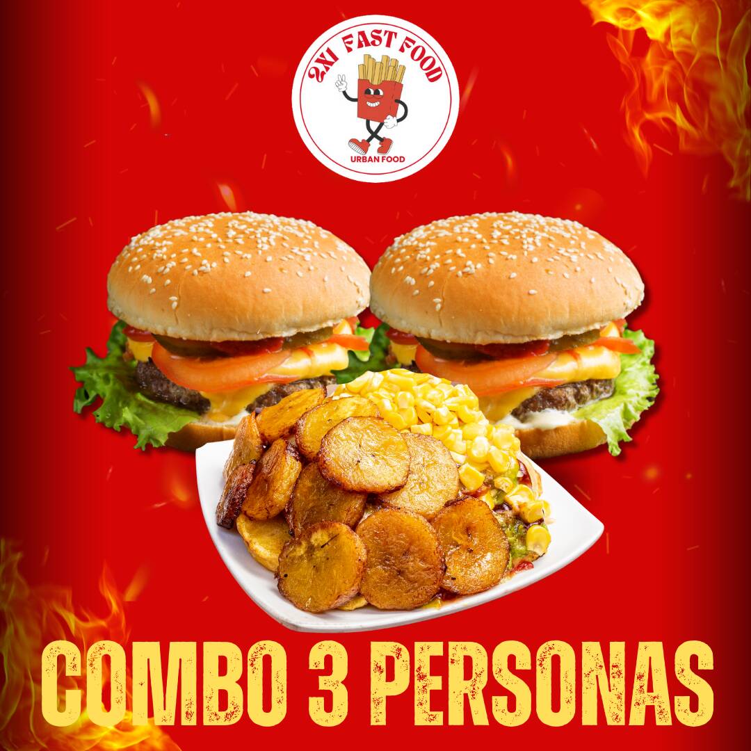 Combo Fast Food 3 P
