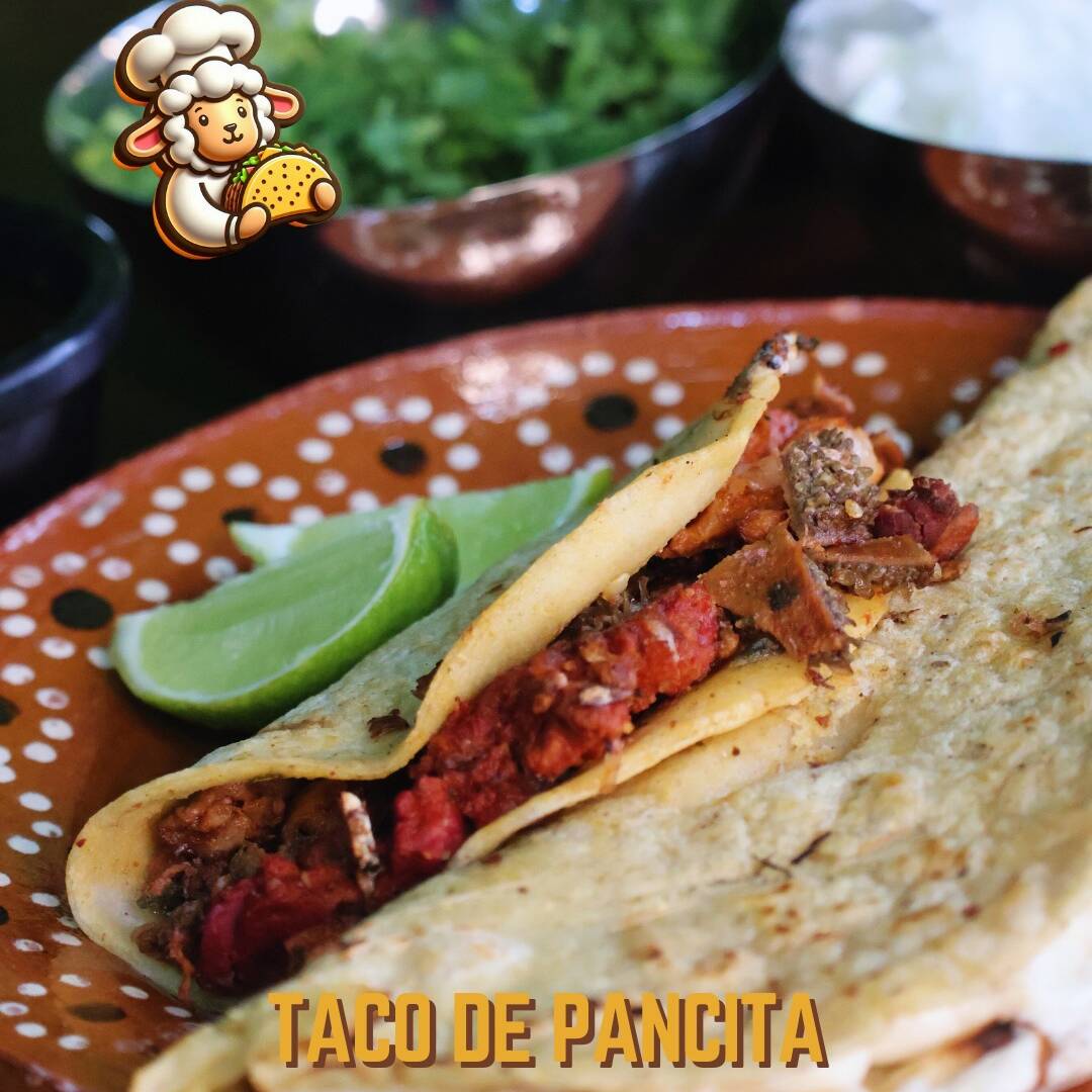 Taco de Panza de Borrego