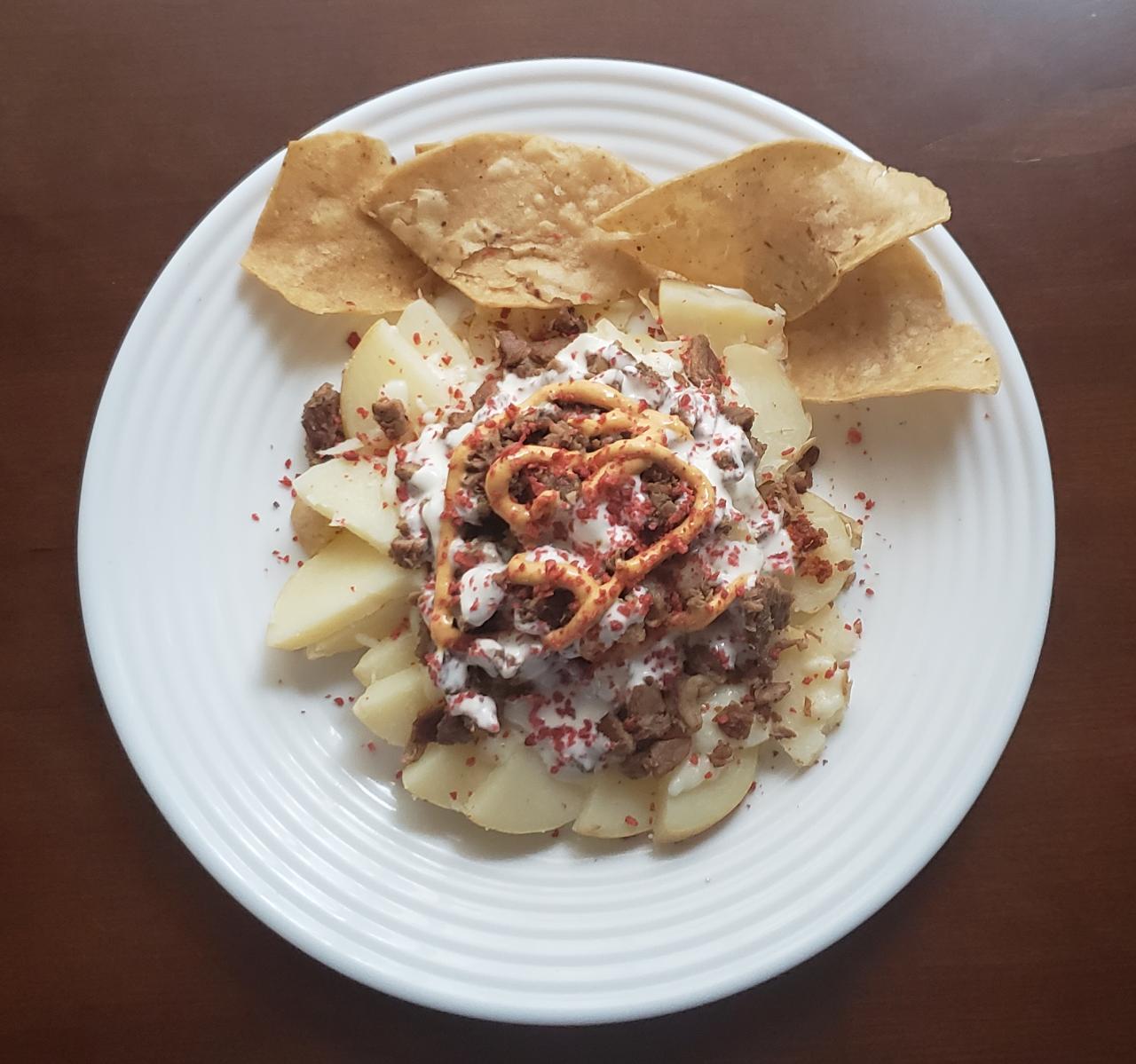 Papa Rellena de Bistec