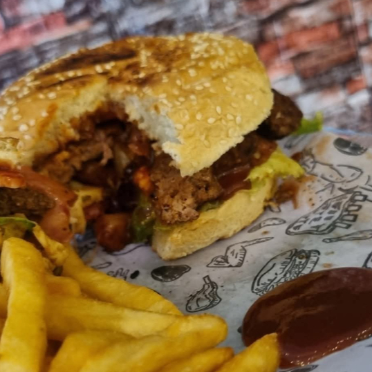 Hamburguesa Doble De Res