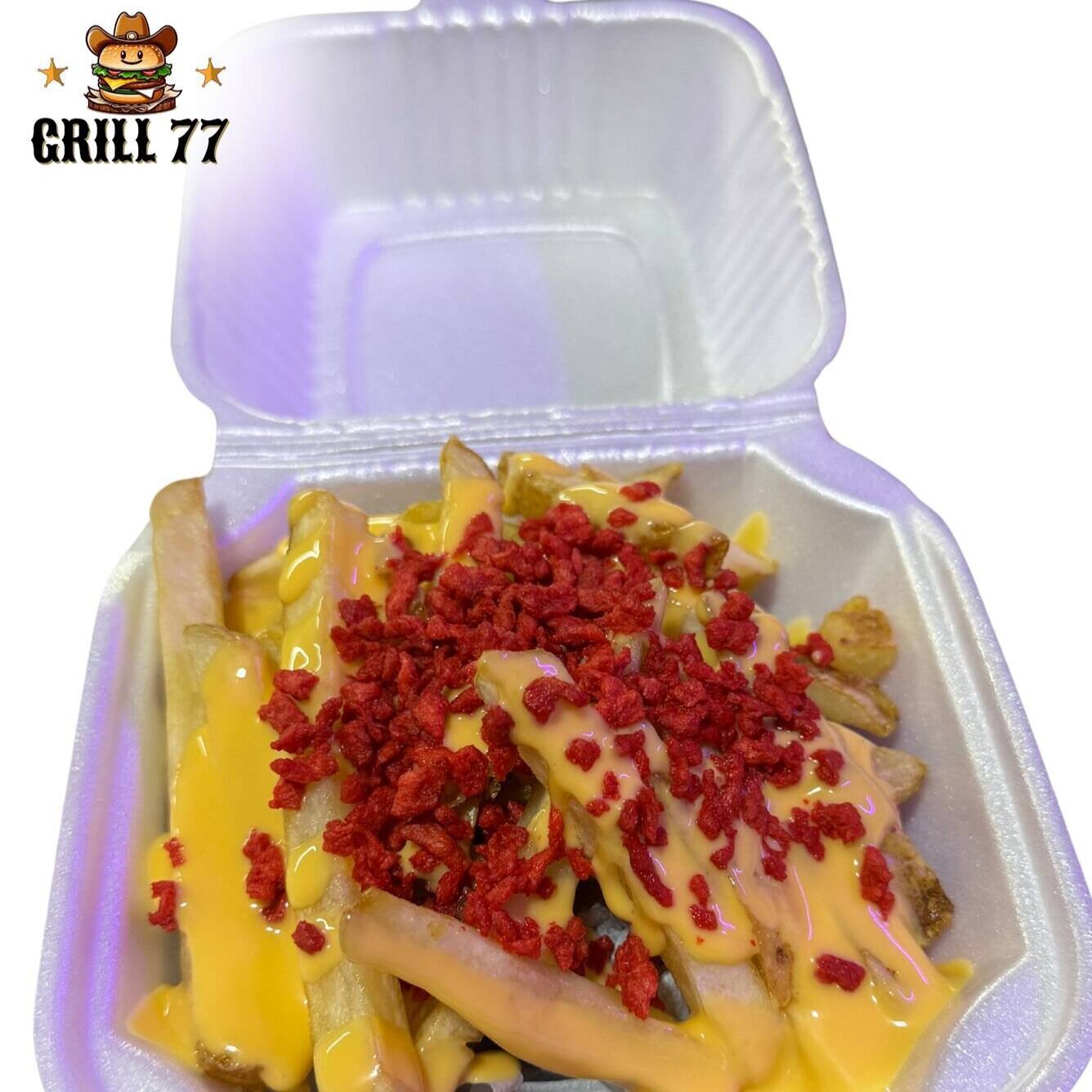 Papas con Queso y Tocino
