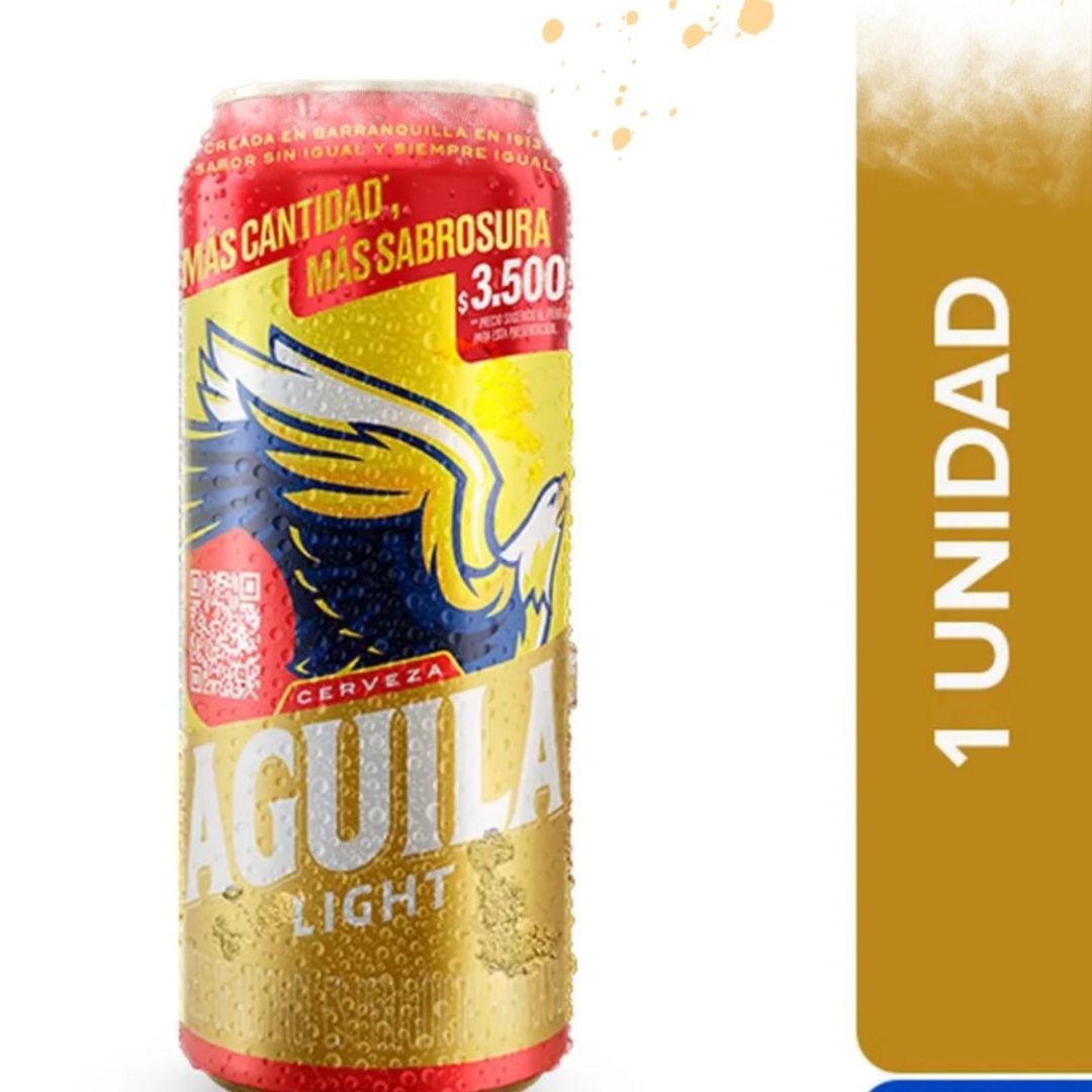 Cerveza Águila Light Lata 473 ml