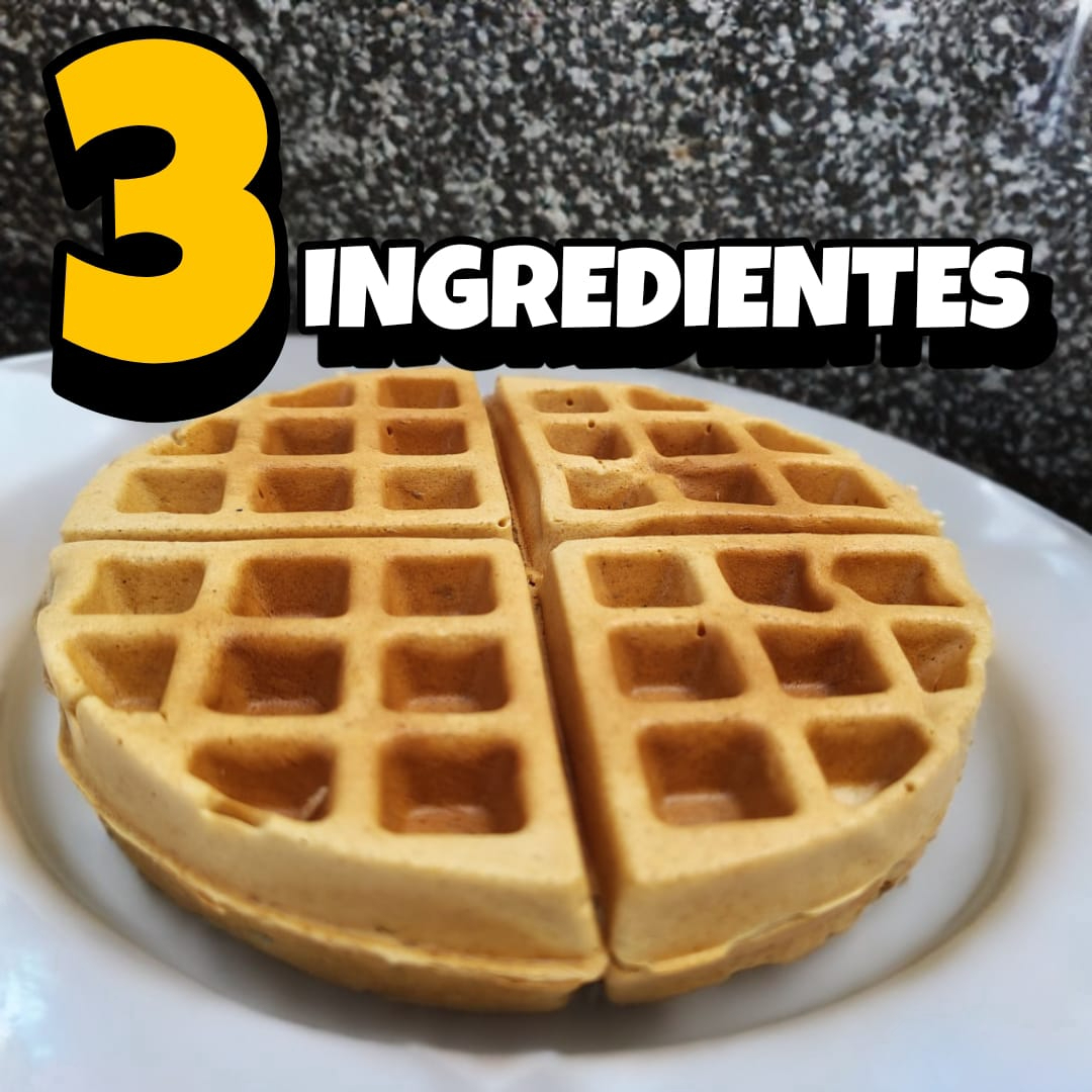 Waffle 3 ingredientes