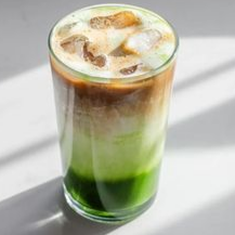 Dirty Matcha Latte Frío