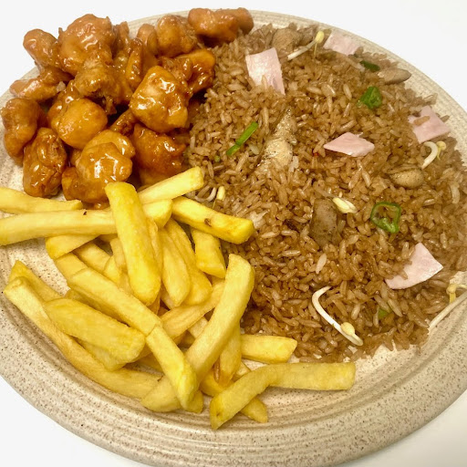 Combo Pareja Arroz Chino y Pollo Naranja