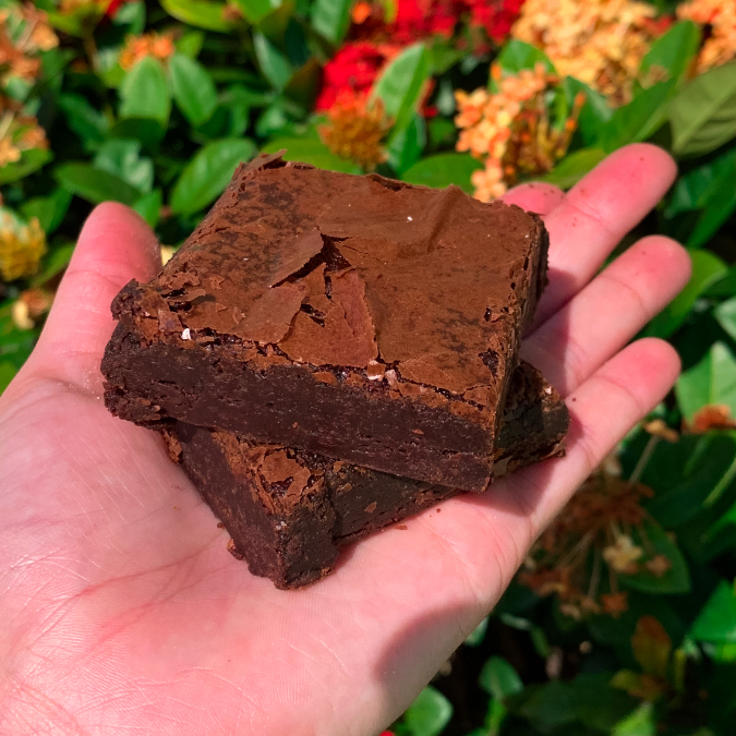 Um Brownie bem delicioso e molhadinho!