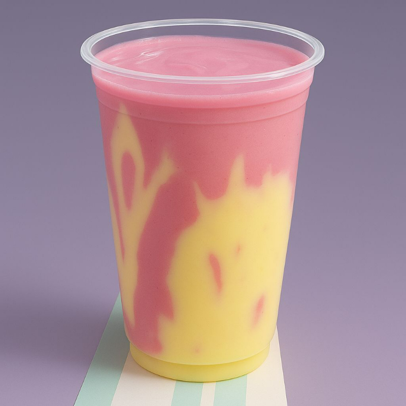 Ballena de morango, Vodka, Sorvete, Danone, Leite Condensado, Creme de leite