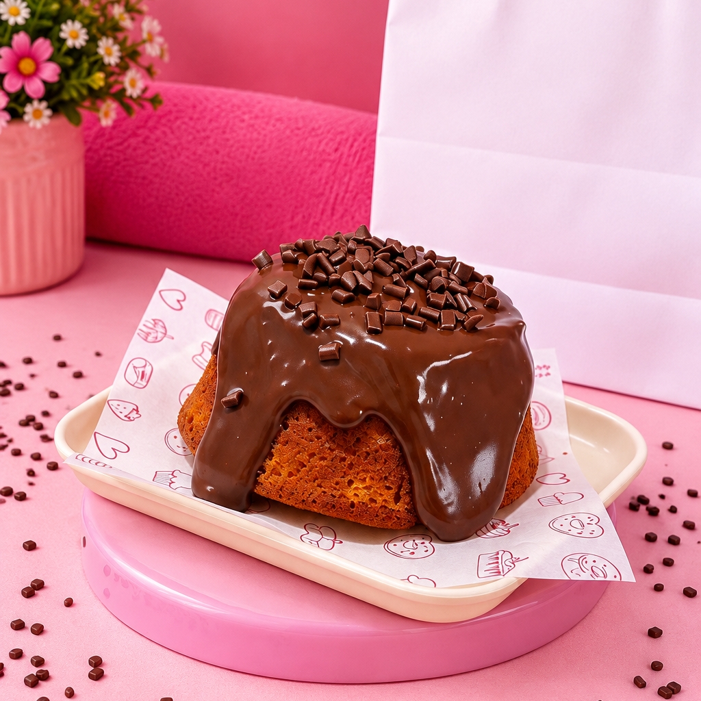 Sabe aquele bolinho de cenoura fofinho, com gostinho de feito em casa? 😍 Nosso Bolo de Cenoura é preparado para deixar seu dia ainda mais doce, acompanhado de uma deliciosa cobertura de chocolate e finalizado com granulado para dar aquele toque especial!
🤎 E tem um detalhe que faz toda a diferença: o bolo é enviado quentinho, acompanhado da calda de chocolate também quentinha, para você despejar por cima e aproveitar essa combinação irresistível!
✨ Fofinho, fresquinho e com muito chocolate!
250gramas