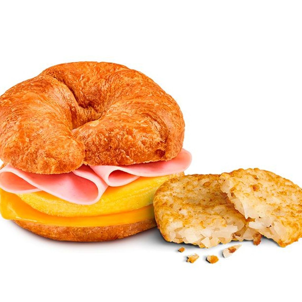 Croissant + Papa Hashbrown